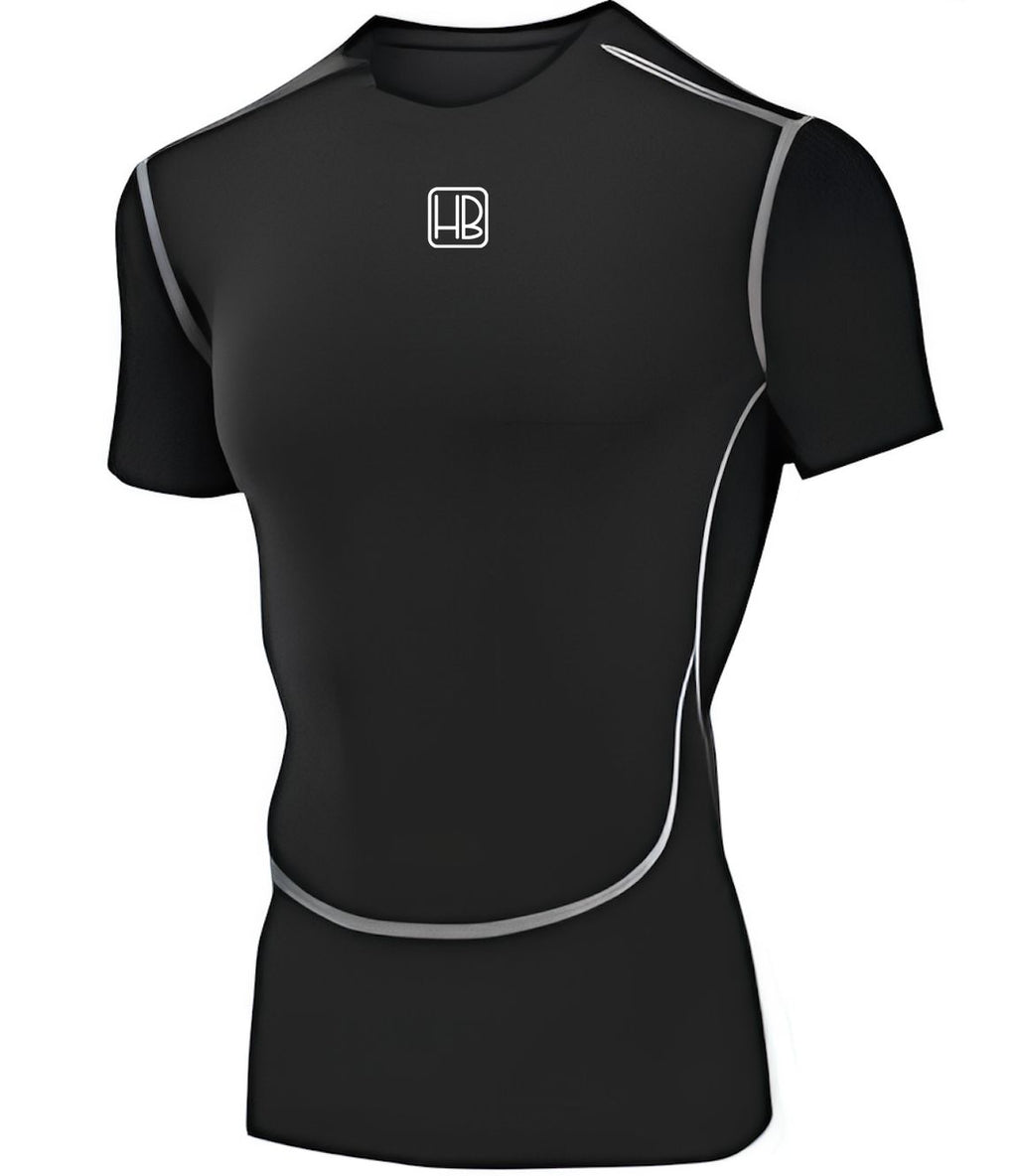 Hole Black Golf T shirt fitness
