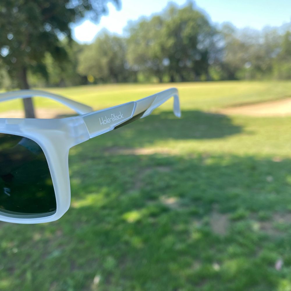 Hole Black Golf Lunettes Polarisées Transparent Vert