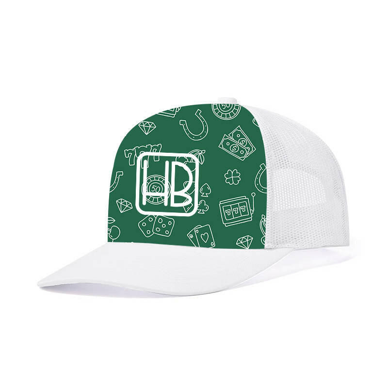 Casquette HoleBlack Golf Verte et blanche