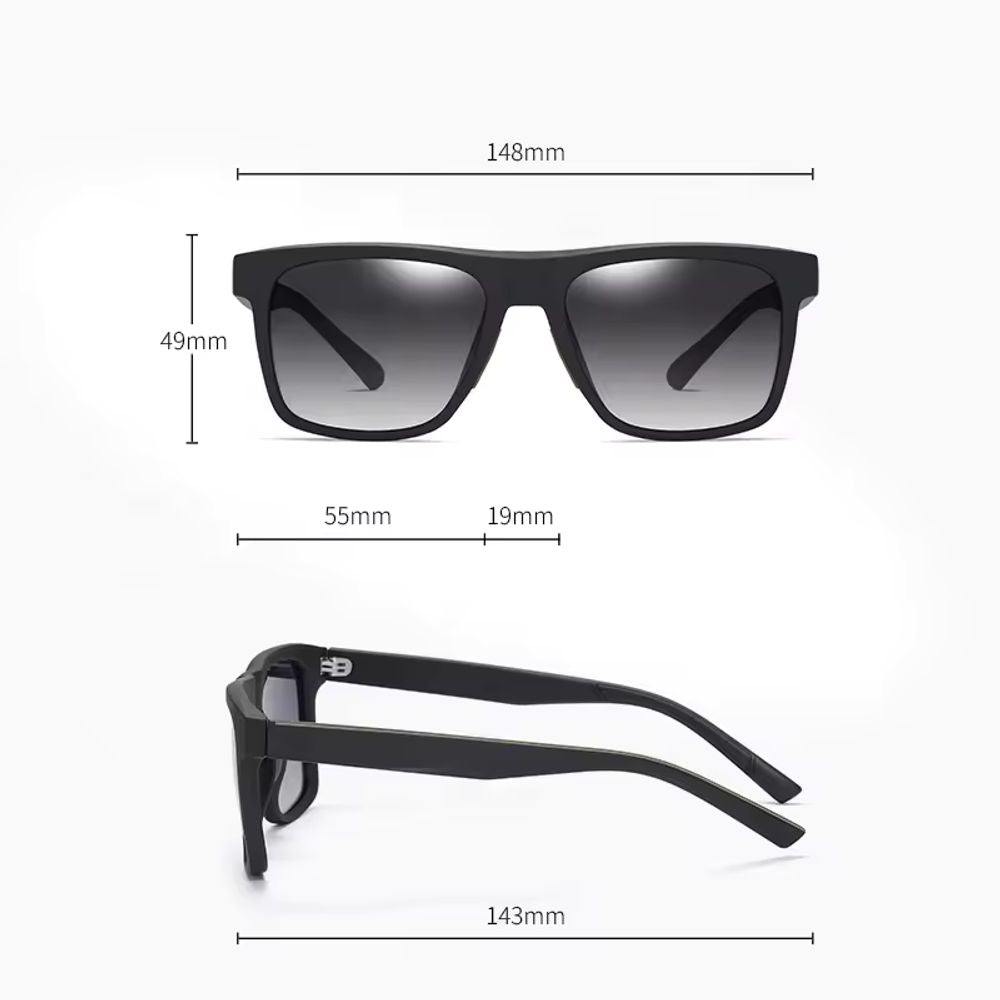 Dimension lunette polraisées pour le golf modèle S