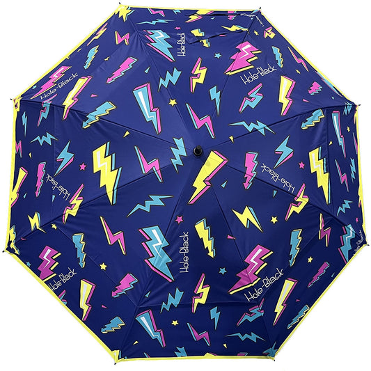 Parapluie de Golf Hole Black Double canopy Anti UV ouvert 