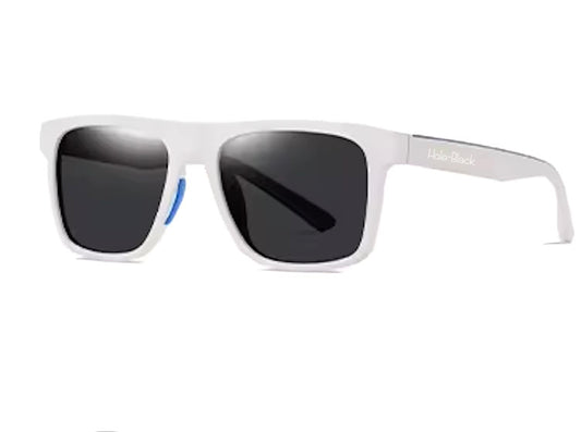 Hole Black Golf Lunettes de soleil Blanc Bleu