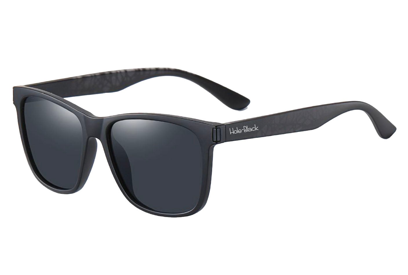 Hole Black Golf Lunettes de soleil Noir Gris