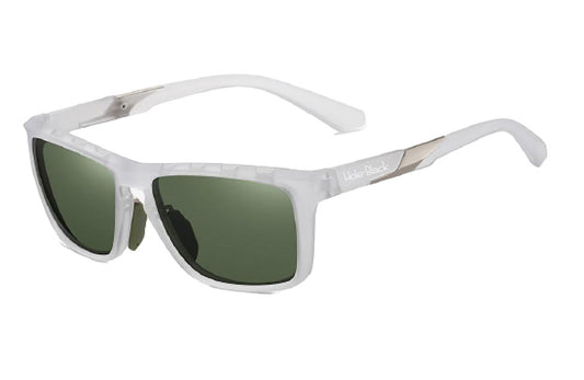 Hole Black Golf Lunettes de soleil transparent vert