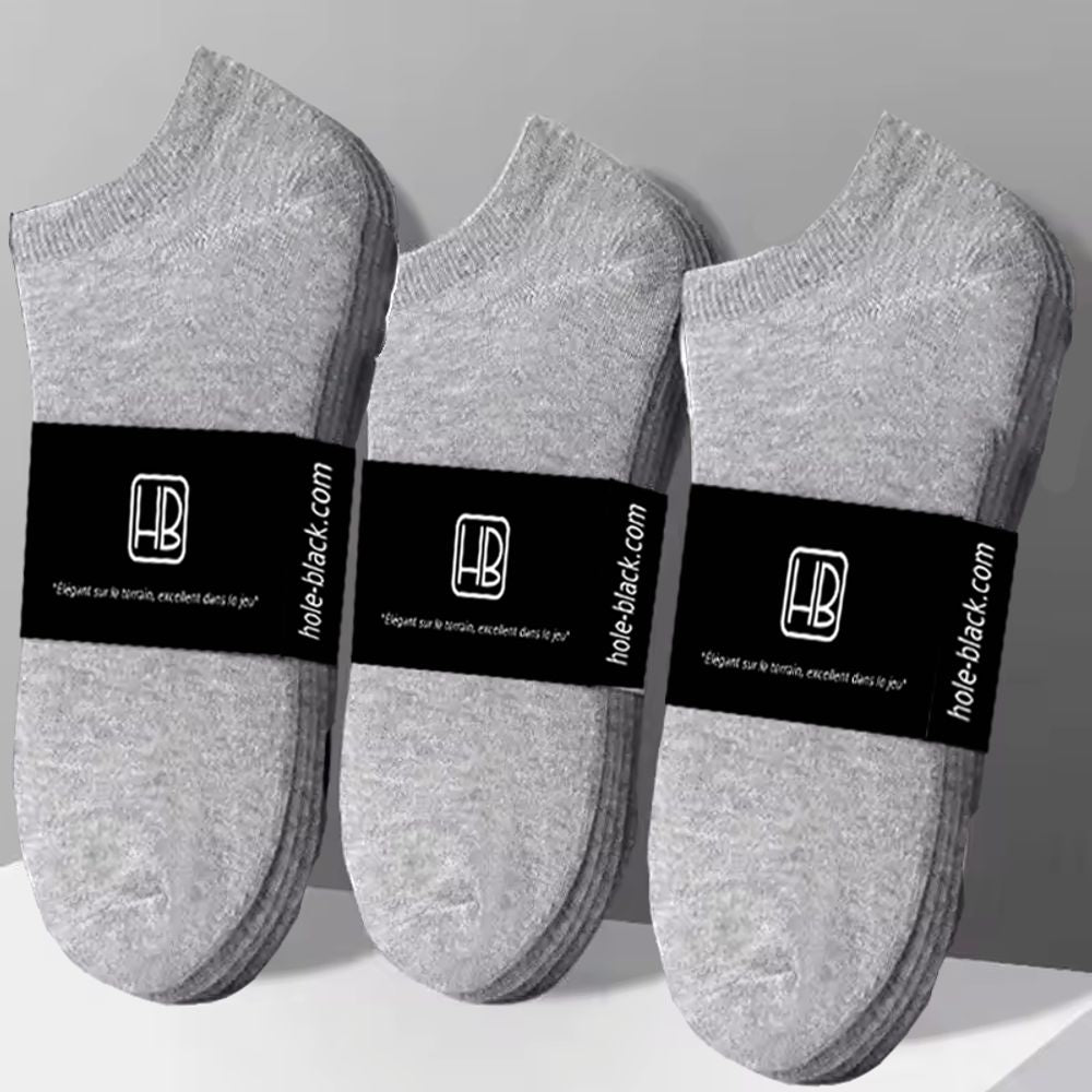 Hole Black Golf Pack de 3 paires de Chaussettes Grises