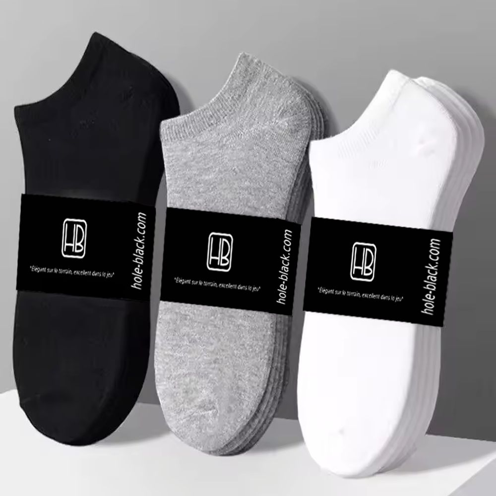 Hole Black Golf Pack de 3 paires de Chaussettes Mutlicouleurs