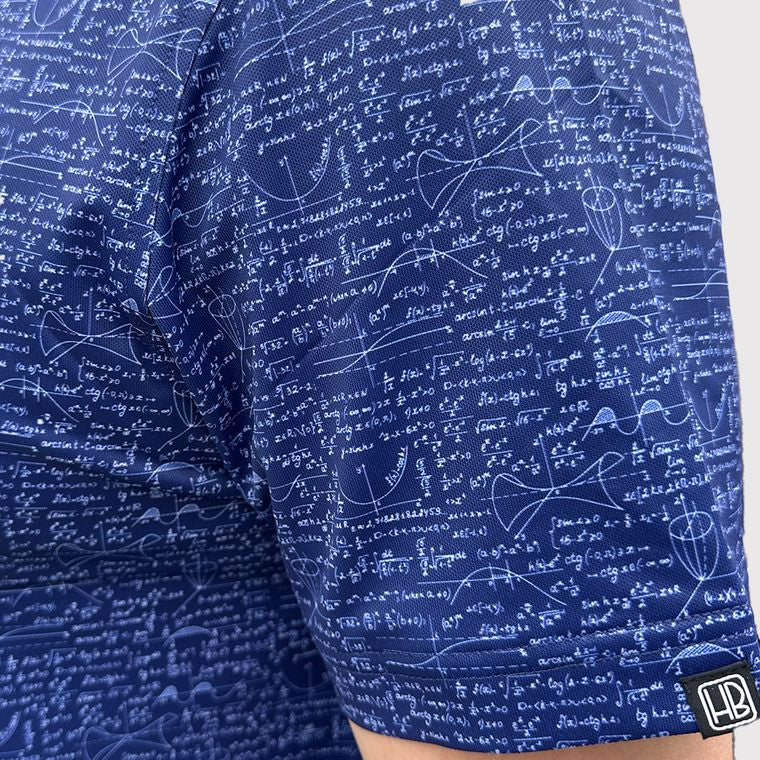 Hole Black polo de golf homme bleu