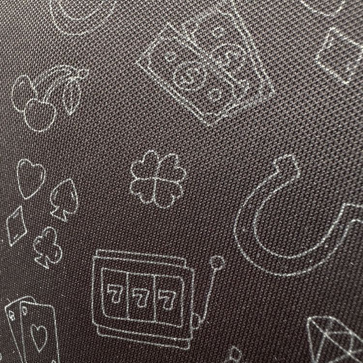 Hole Black polo de golf homme noir gris casino 