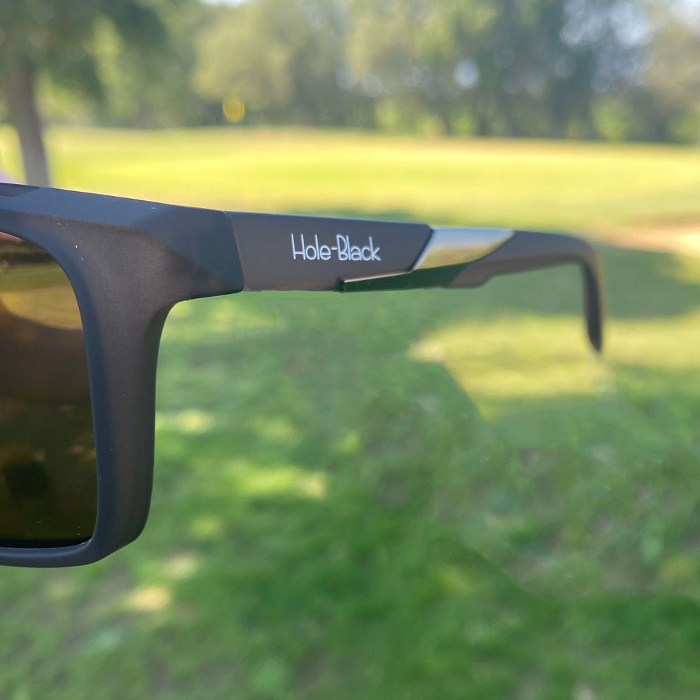 Hole Black Golf Lunettes Polarisées Transparent marron