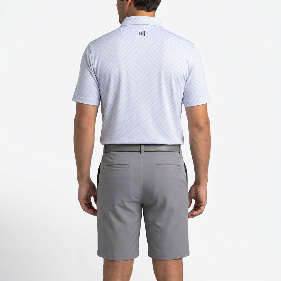 HB Fusion Polo de golf  Homme Lab Blanc