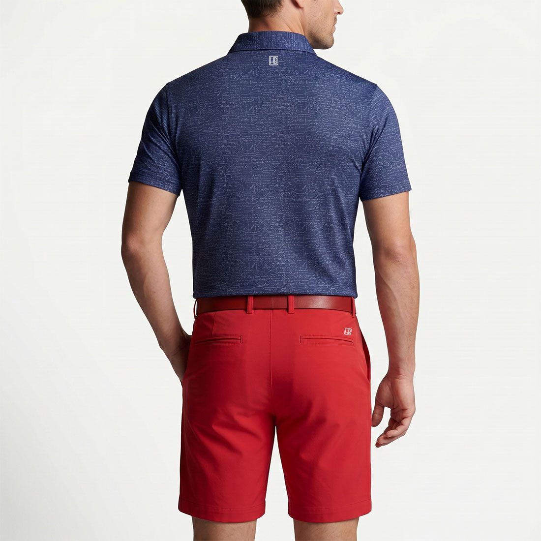HB Bermuda de golf LightFlex - Rouge