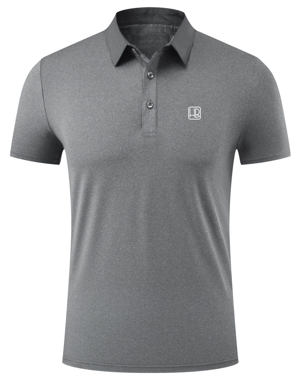 Hole Black Golf Polo Gris