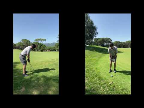 Vidéo Polo de Golf Hole Black Gris Chipping