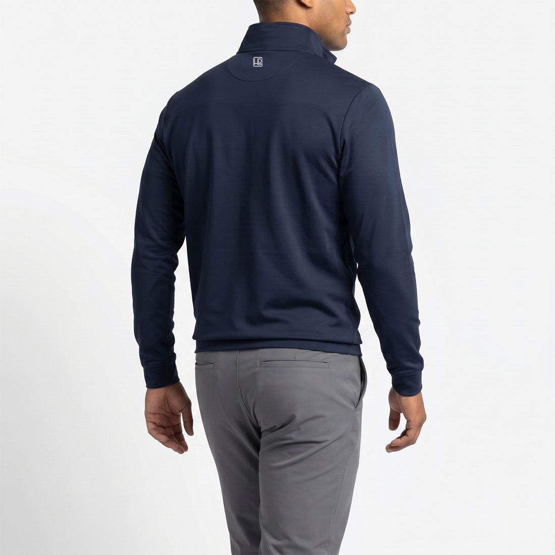 Pull Zip Homme HB Golf - Marine